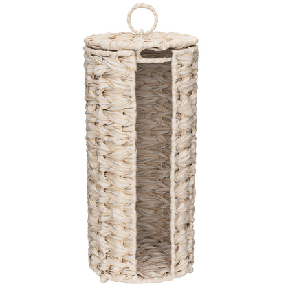 GRANNY SAYS Toilet Paper Storage with Lid, Wicker Toilet Paper Holder