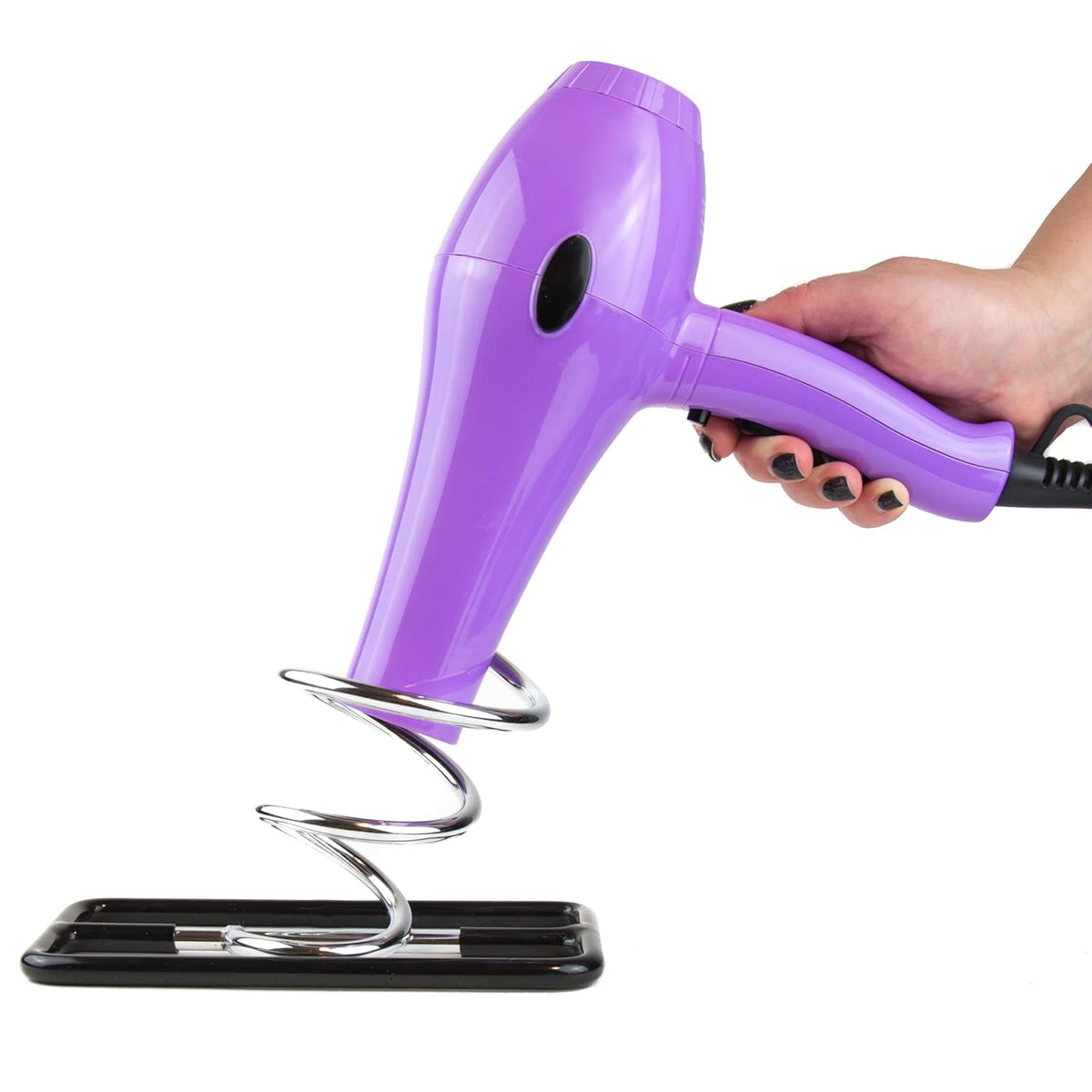 Hair Dryer Holder Countertop - Spiral Blow Dryer Holder Stand Dryer Holster
