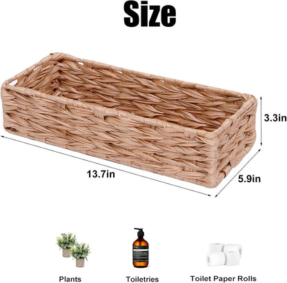 Handwoven Tissue Holder Boxes,Toilet Paper Holders Storage Basket
