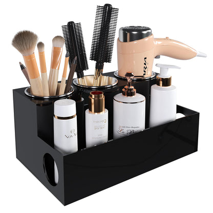 Hair Tool Organizer, Black Acrylic Hair Dryer Holder