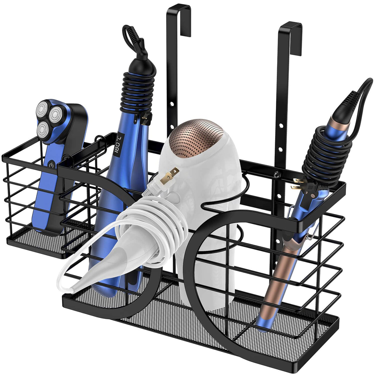 Hair Dryer Holder 3 in 1 Hair Tool Organizer - Blow Dryer Holder