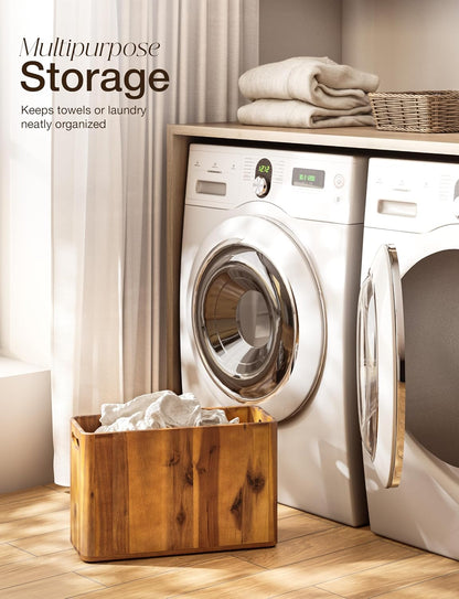 TIDITA 4-Gallon Toilet Paper Storage with Handles, Fit 6 Mega Rolls