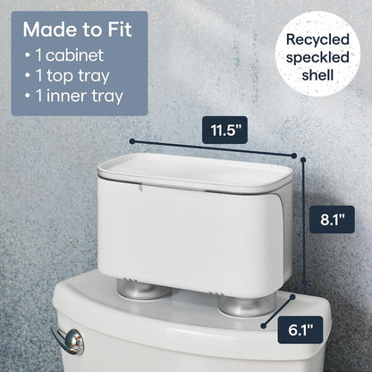 YouCopia HideAway Toilet Cabinet, Over Toilet Bathroom Storage Organizer