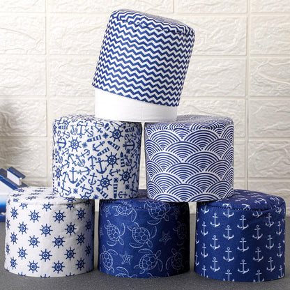 Hoolerry 6 Pcs Decorative Toilet Paper Roll Covers, Nautical