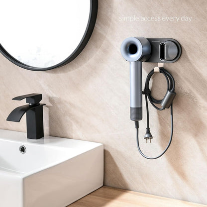 Magnetic Hair Dryer Holder Wall Mount for Most High Speed Blow Dryer