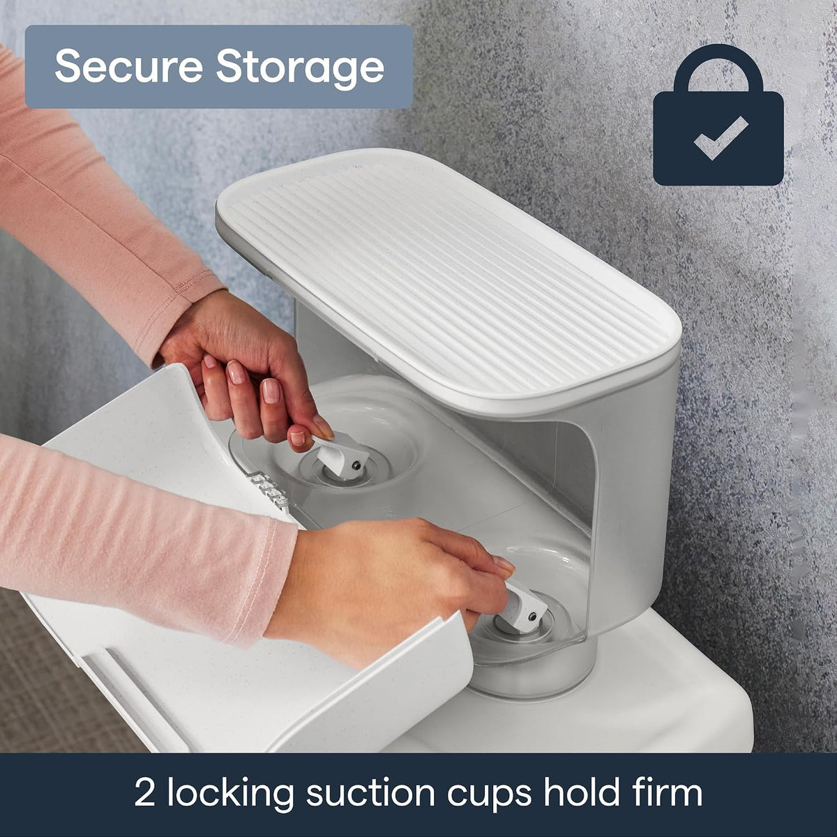 YouCopia HideAway Toilet Cabinet, Over Toilet Bathroom Storage Organizer