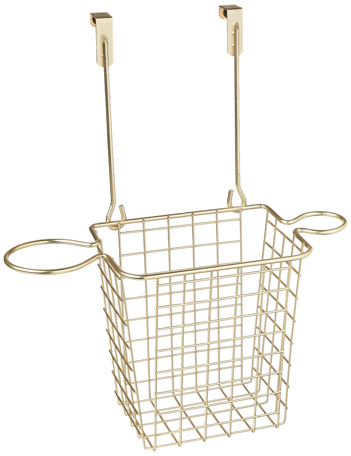 Spectrum Grid Over the Cabinet Styling Station (Satin Nickel) - Tall Bathroom & Under Sink Organizer for Hair Dryer, Beauty Tools, Accessories, & Home Essentials