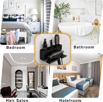 Hair Dryer Holder Wall Mounted, Blow Dryer Holder, Hair Tool Organizer