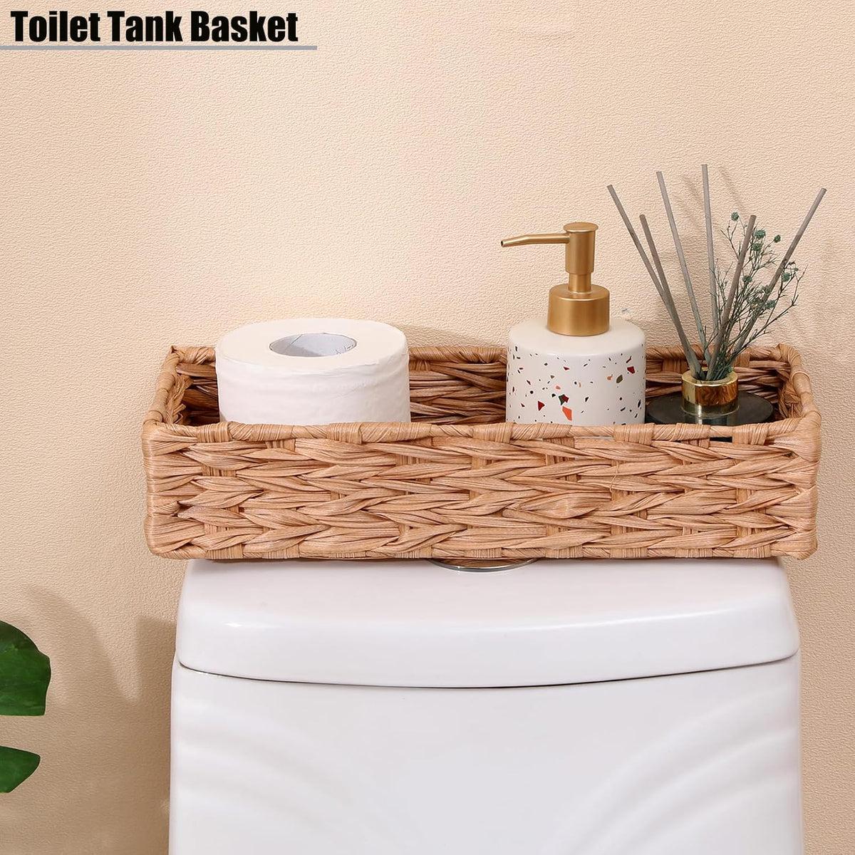 Handwoven Tissue Holder Boxes,Toilet Paper Holders Storage Basket