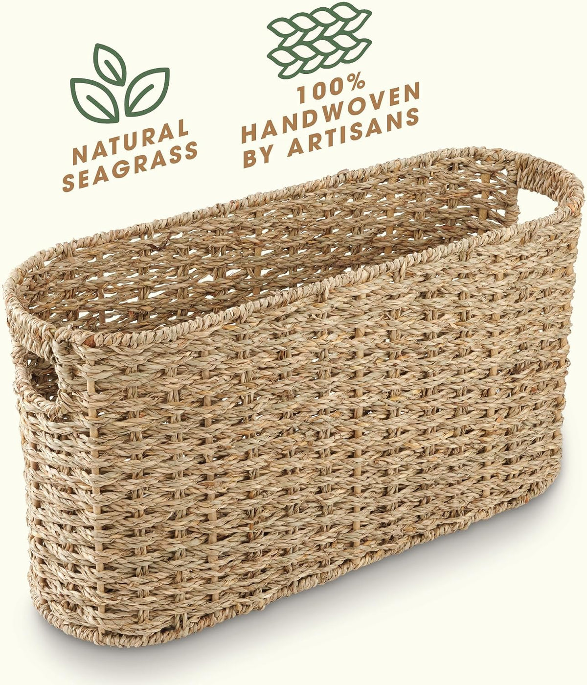 84ECO Seagrass Toilet Paper Storage Basket