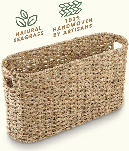 84ECO Seagrass Toilet Paper Storage Basket